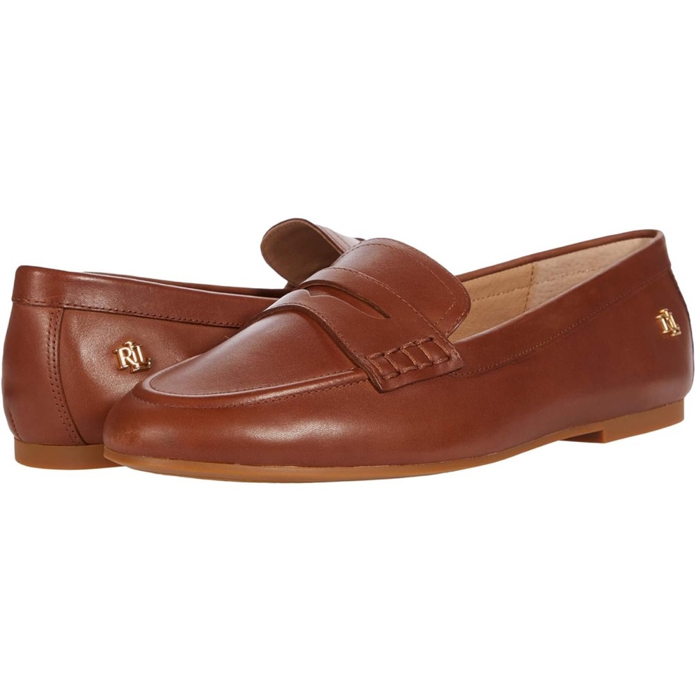 Ralph Lauren Women's Adison Brown Loafers 10